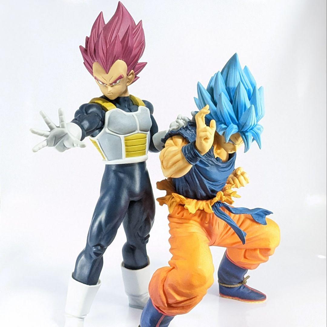 ドラゴンボール 一番くじ ゴッドベジータ 20th film 悟空 フィギュア