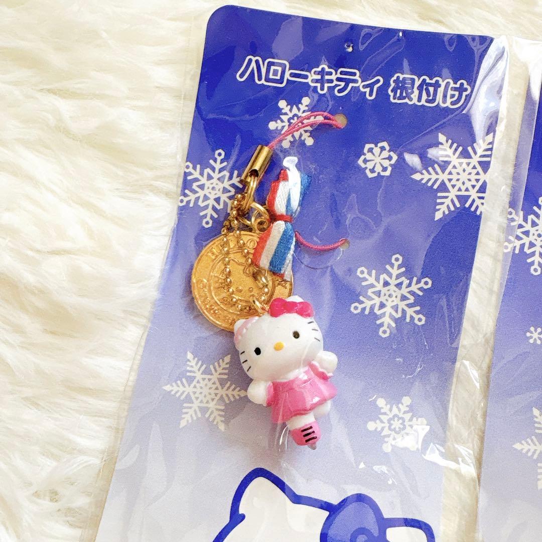 ハローキティ　根付け ストラップ　 2006年 トリノオリンピック レア　希少