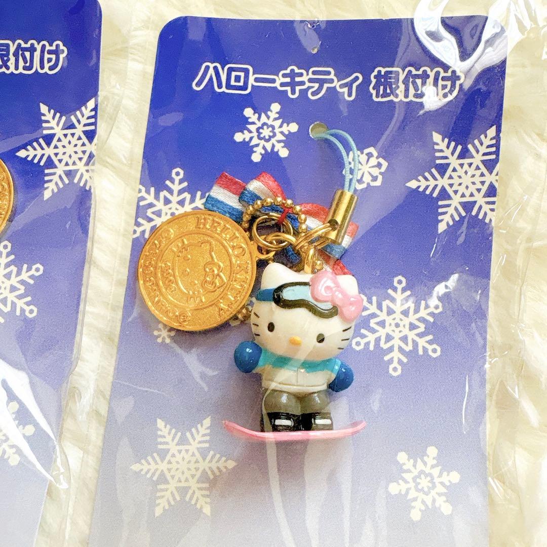 ハローキティ　根付け ストラップ　 2006年 トリノオリンピック レア　希少