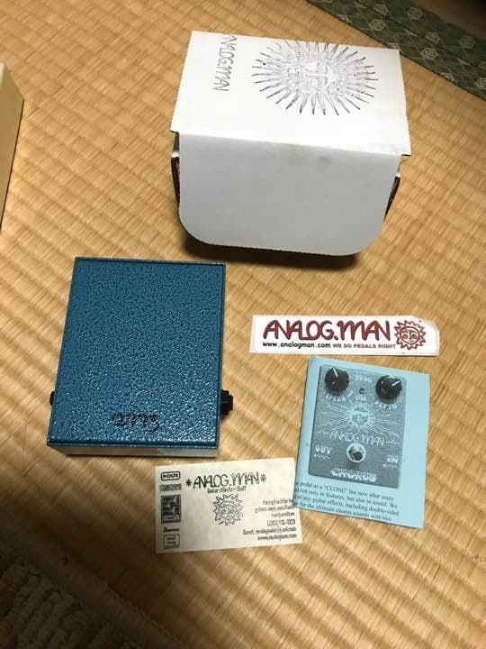 ギター analog man clone chorus