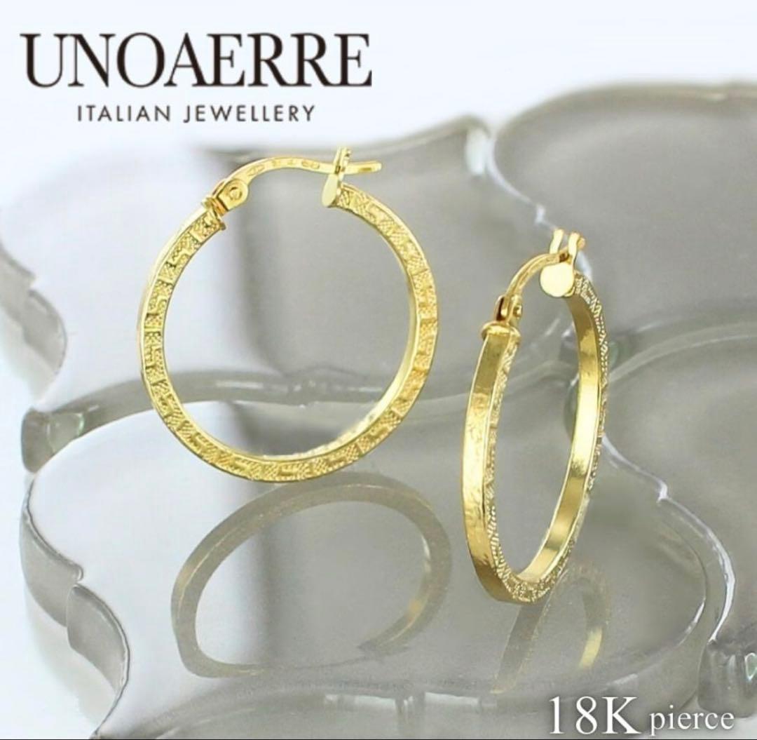 ☆未使用☆UNOAERRE ウノアエレ フープピアス
