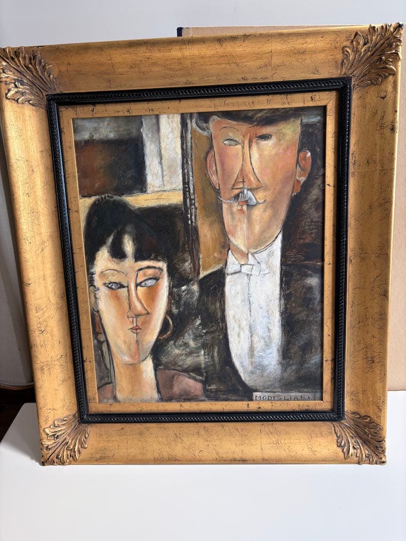 未使用　モディリアーニレプリカ　額縁入り