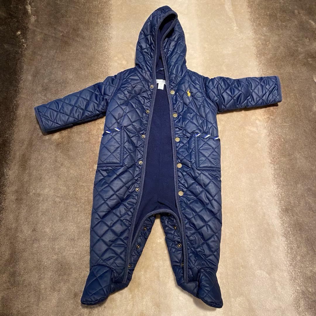 【美品】ポロラルフローレン　ベビースノーウェア　ジャンプスーツ　9M(75cm)