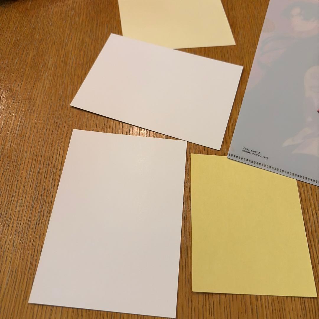 薬屋のひとりごと　小説　初回特典　カード、クリアファイル、ステッカー　しのとうこ