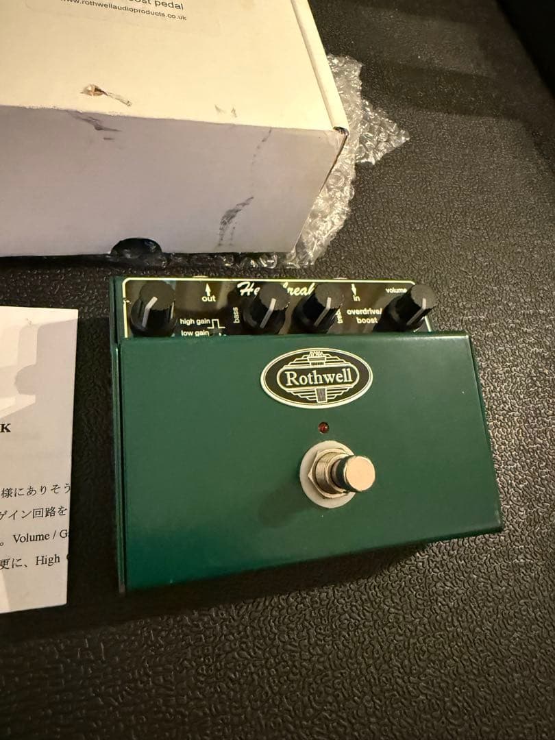 Rothwell Heartbreaker ギターエフェクター オーバードライブ