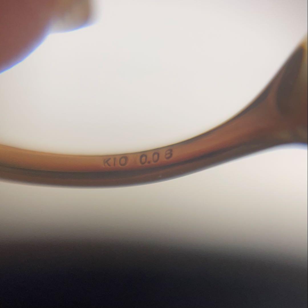 mederu jewelry K10ダイヤモンドリング 9号