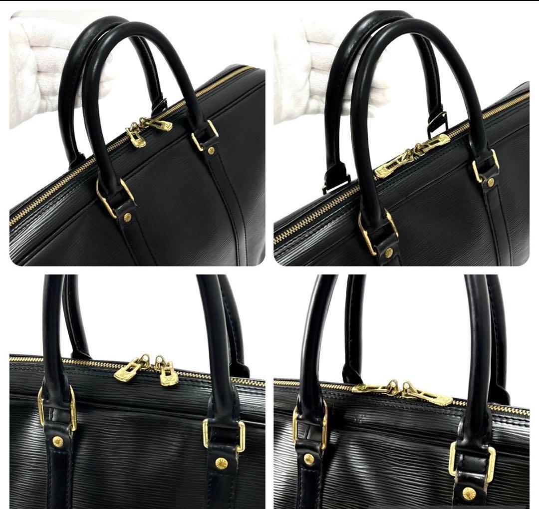 ルイヴィトン　エピ　ポルト　ドキュマン　ヴォワヤージュ　ビジネスバッグ　ノワール