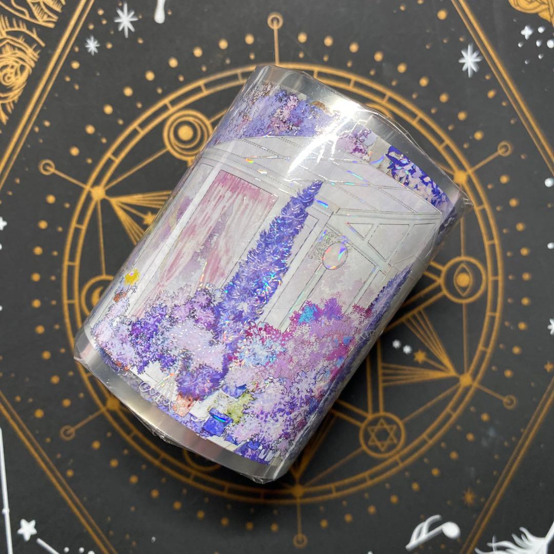 【H】海外　10m巻　貝殻光マスキングテープ　人物系/装飾系/背景系