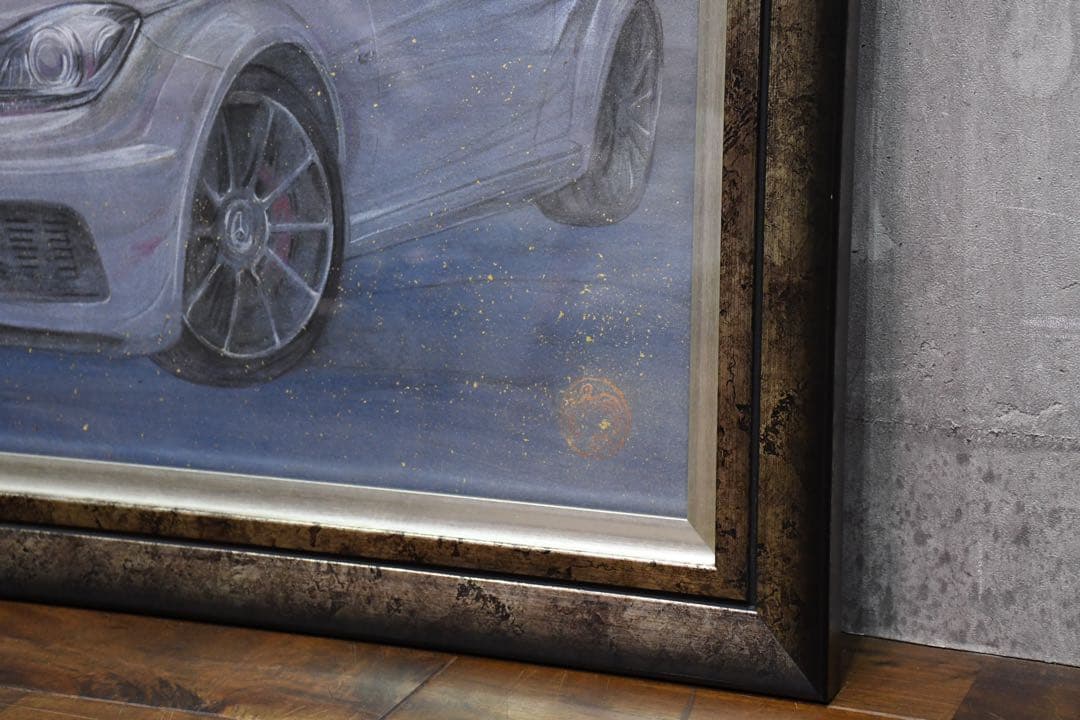 CHC6 真作保証 金子朋樹 悠久の風 金箔仕様 肉筆 日本画 印有 共シール