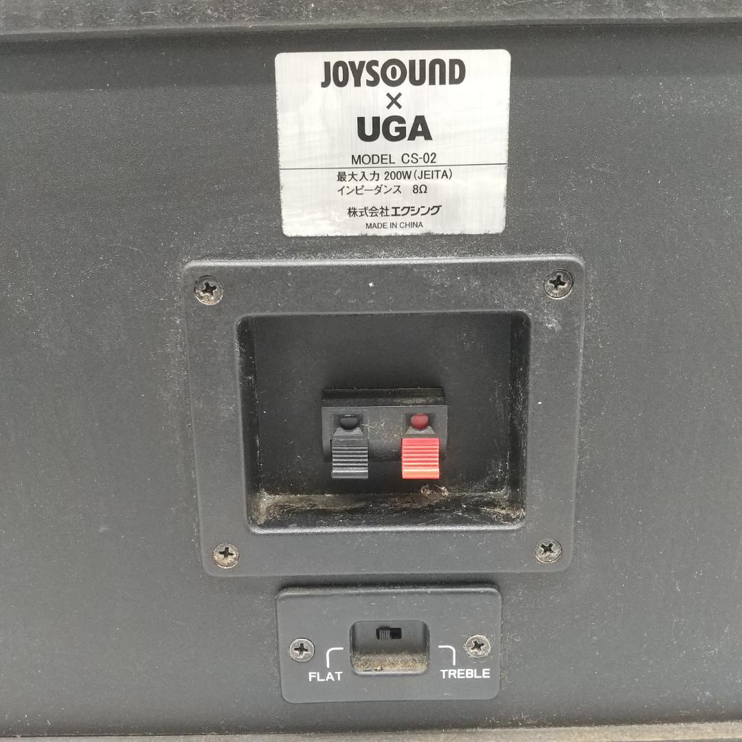 2893番 エクシング JOYSOUND × UGA CS-02 ペアスピーカー