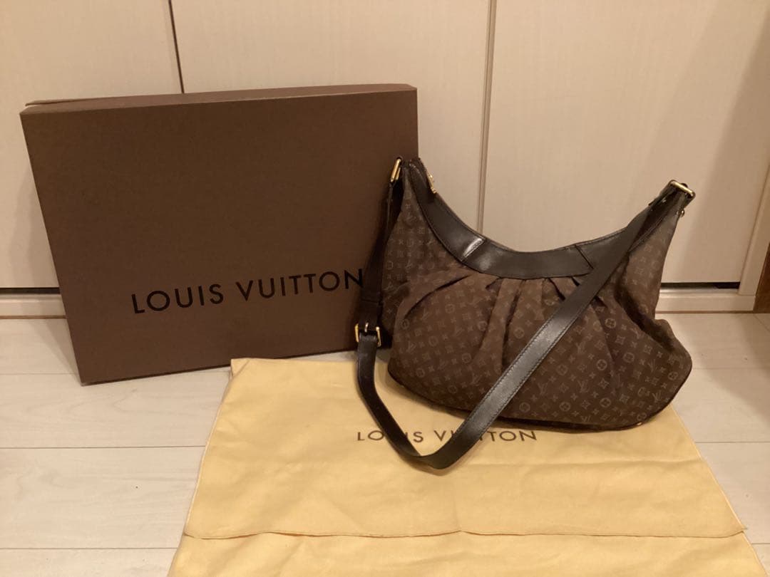 LOUIS VUITTON ルイヴィトンモノグラム ミニランショルダーバッグ本物