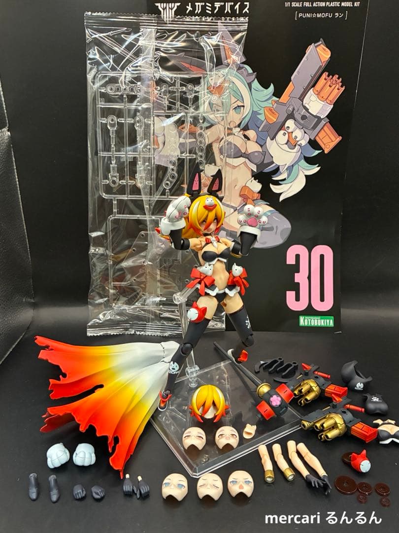 メガミデバイス　PUNI☆MOFU ラン　塗装完成品　煉獄カラーver