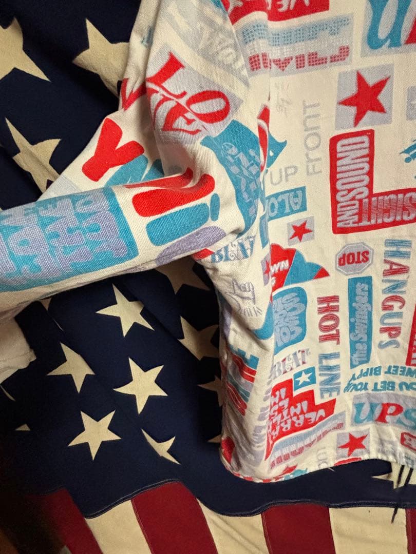 ビンテージ60sSIRJAC総柄ジャケット古着モンスターpopサーフbud