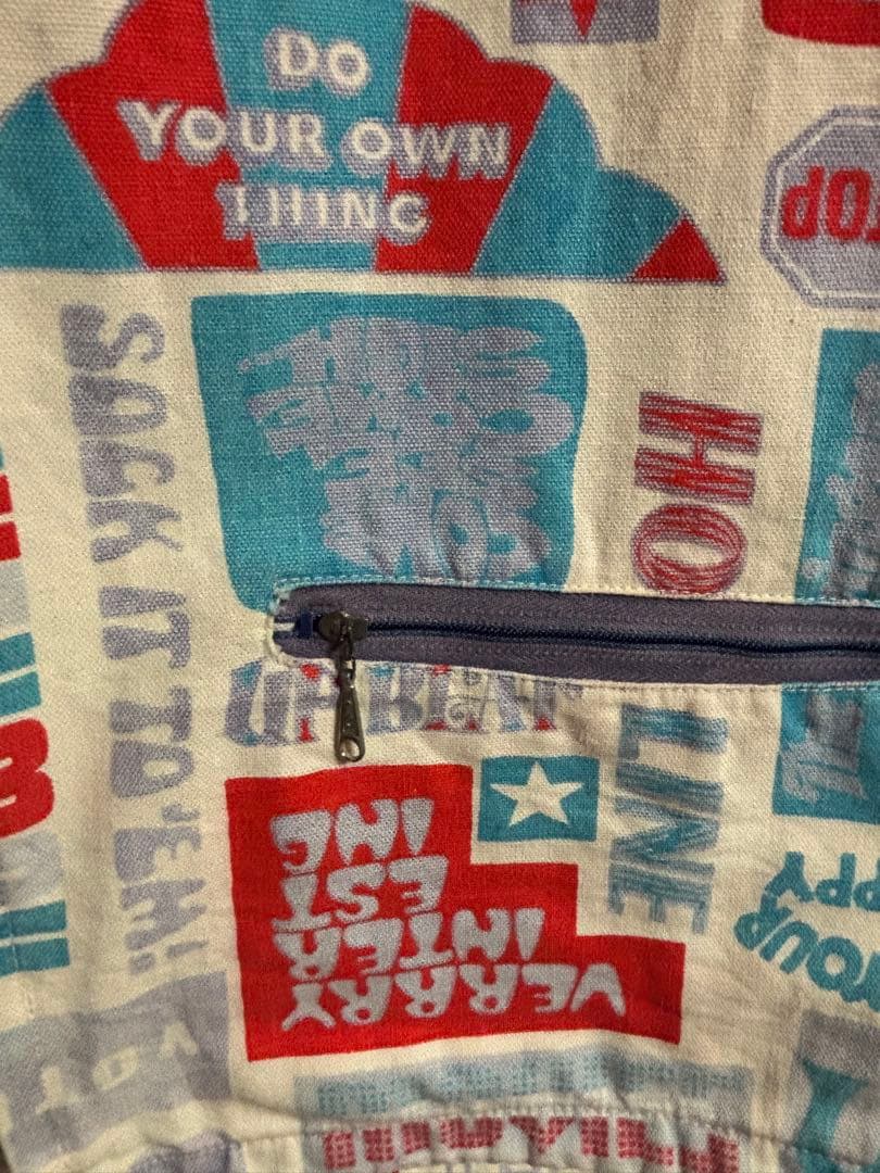 ビンテージ60sSIRJAC総柄ジャケット古着モンスターpopサーフbud