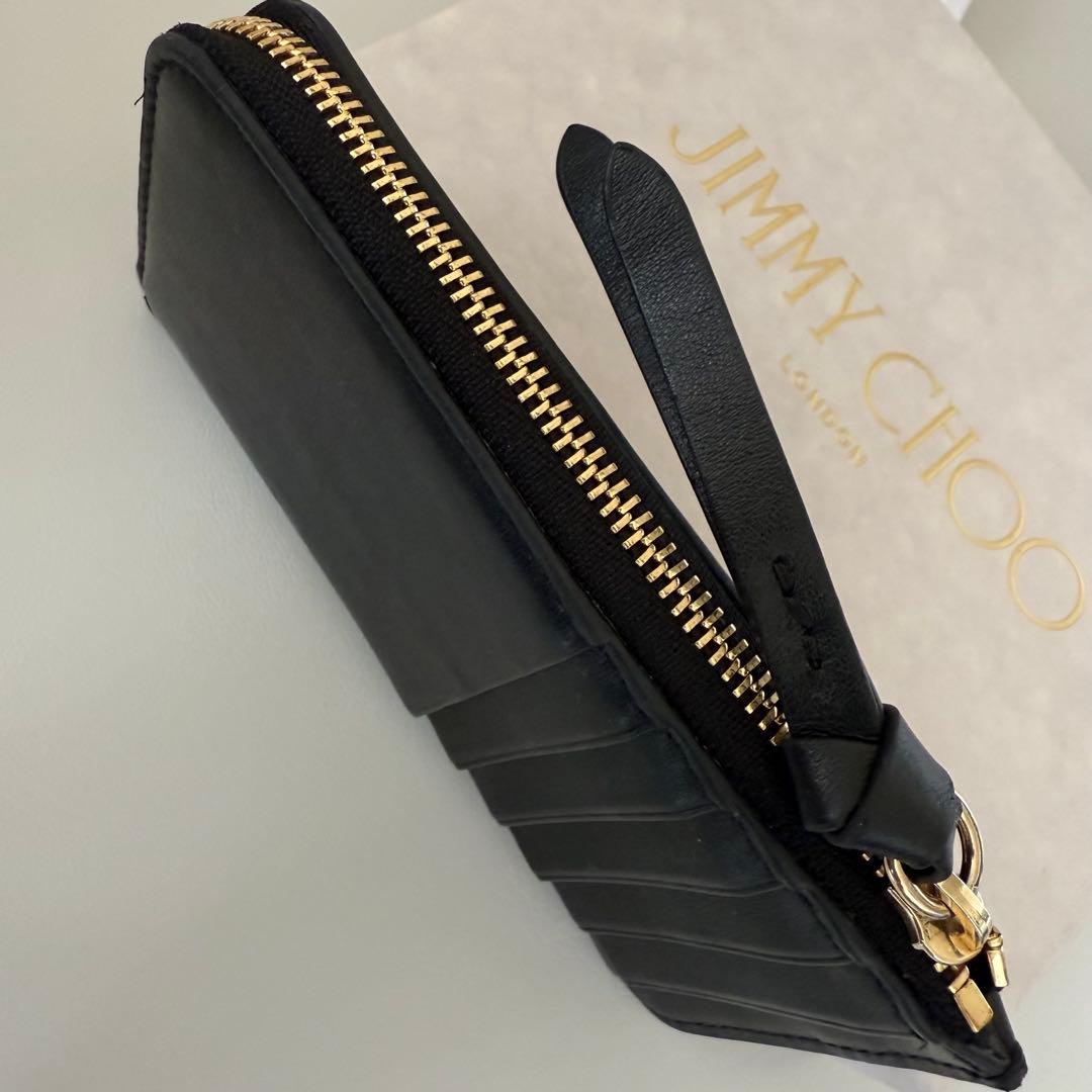 【美品】ジミーチュウ LISE-Z カードケース フラグメントケース 黒