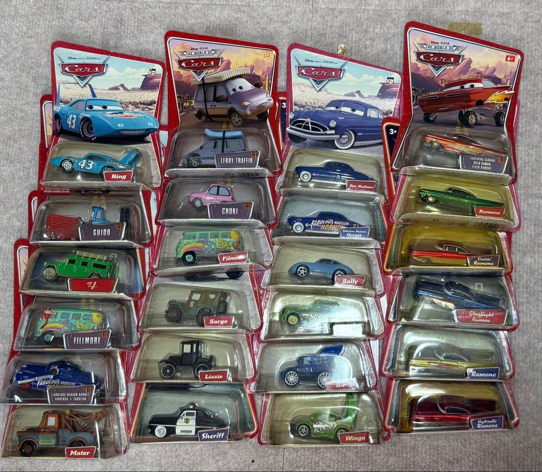 ぽ*る様 disny Cars pixar カーズ マテル ミニカー 153台