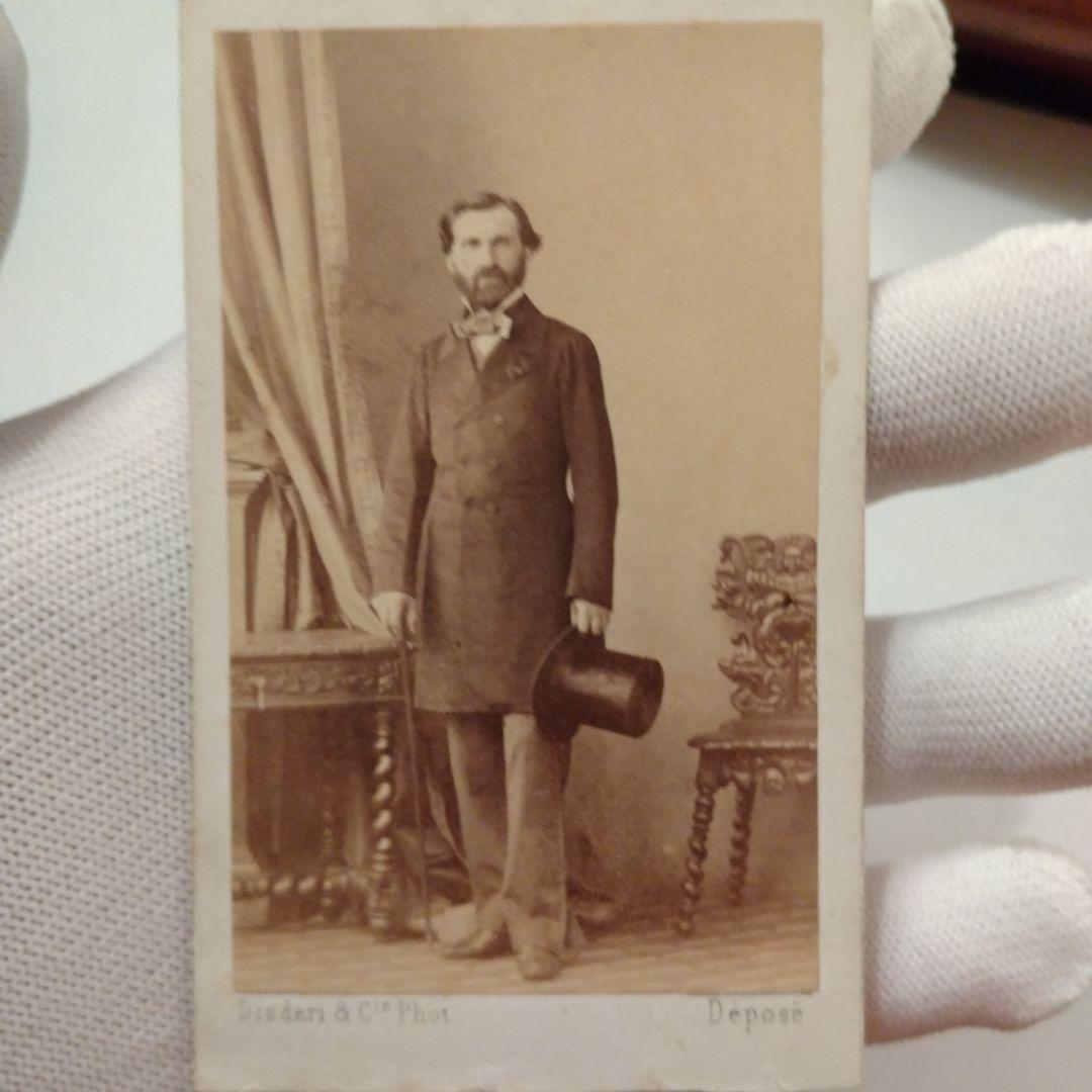 セール　ジュゼッペ・ヴェルディ　カルテ・デ・ヴィジット　鶏卵写真　1850年代