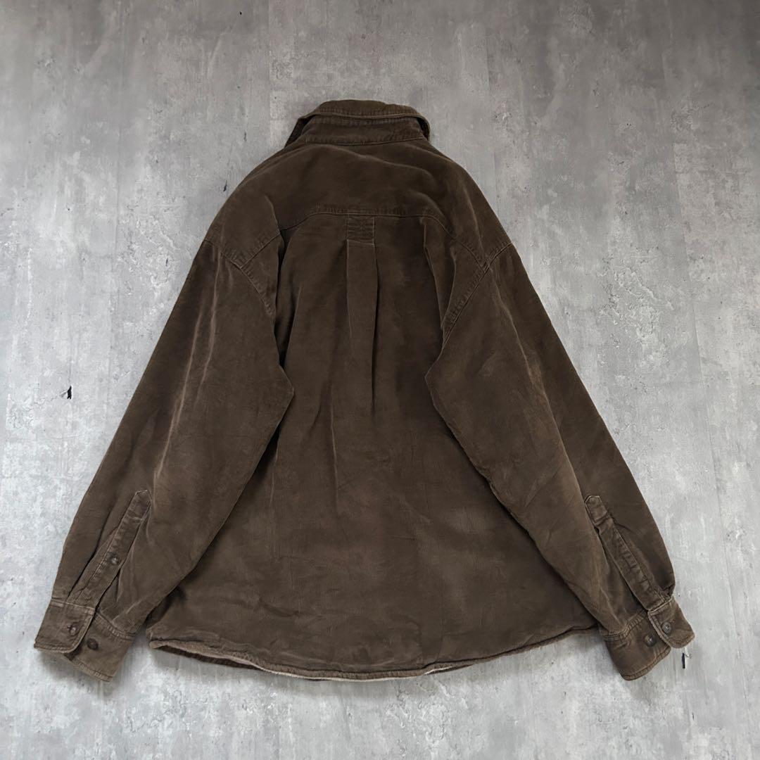 00s Woolrich コーデュロイ 裏フリース シャツジャケット ゆるだぼ