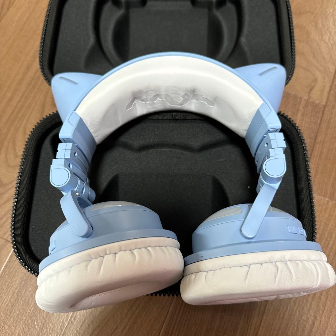 YOWU 猫耳ヘッドホン ブルー