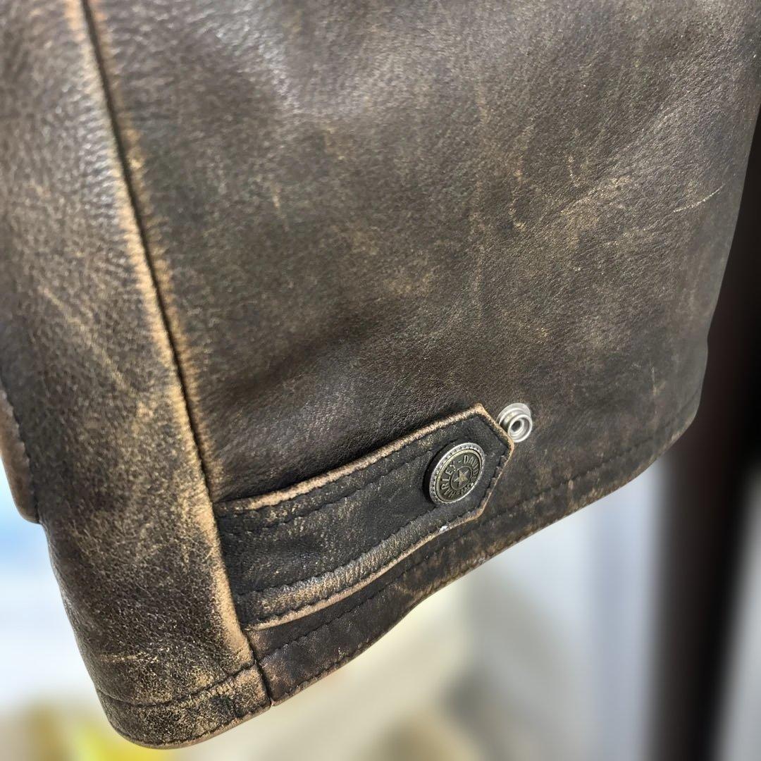 S*8様 ハーレーダビッドソン シングル ライダース レザージャケット 革ジャン