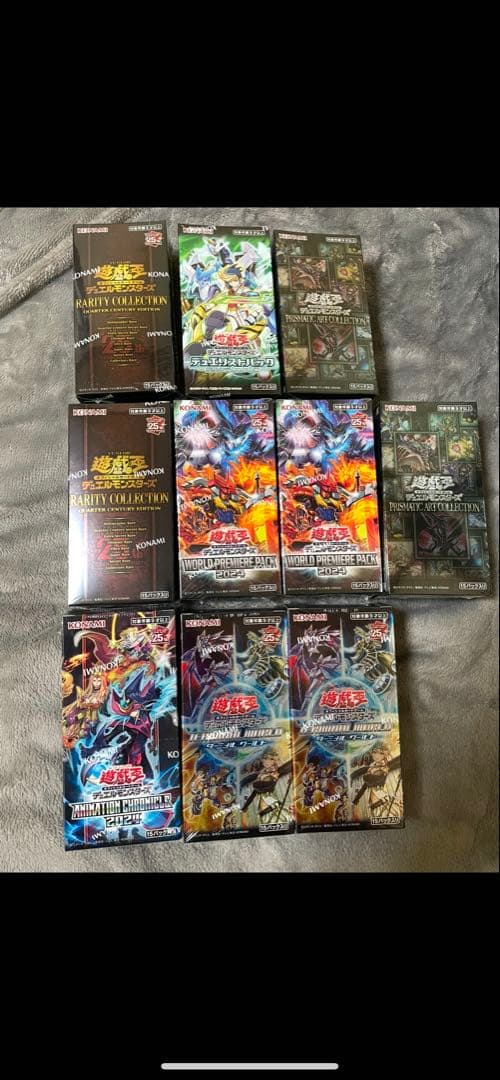 遊戯王 アーコレ レアコレ など10box 全てシュリンク付き 新品未開封