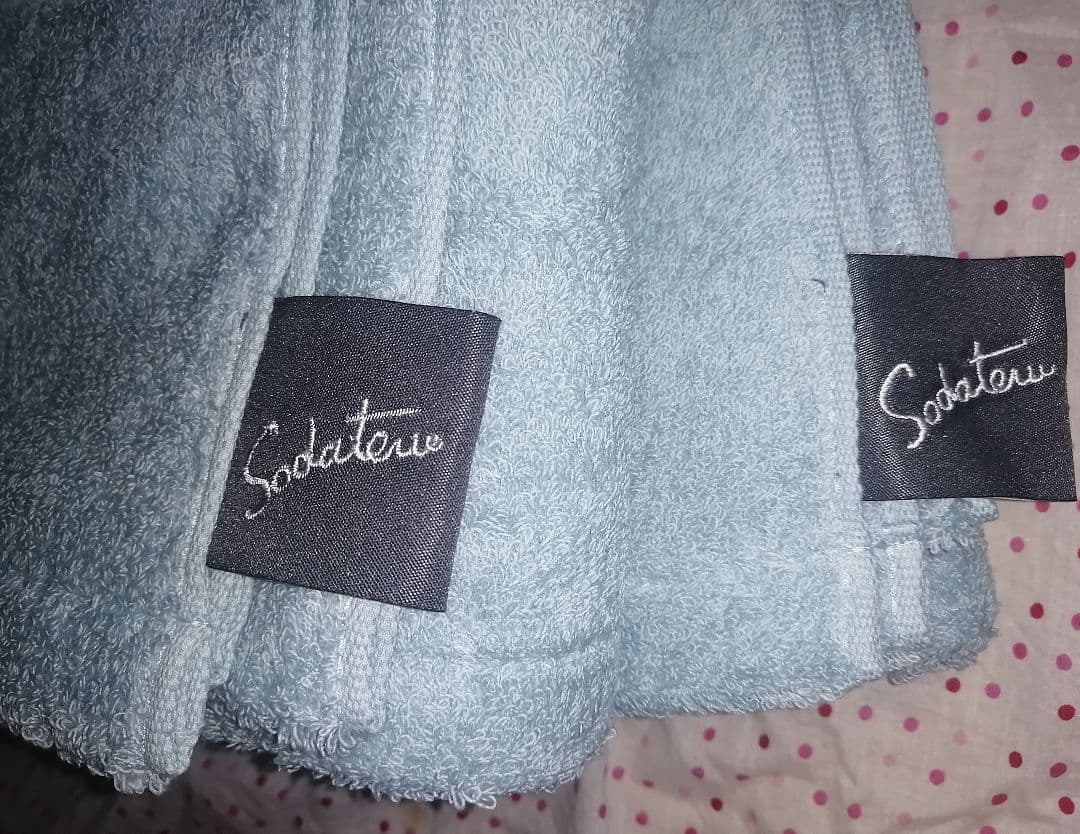 育てるタオル　グラン(バスタオル)　バスタオル 2枚セット　フォグブルー