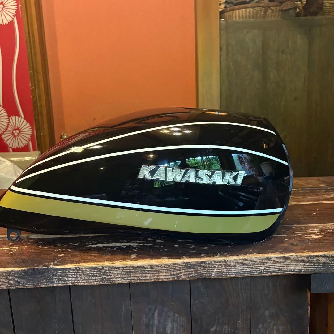 チクワバズーカ！！ KAWASAKI バイク濃紺　初期型タンク
