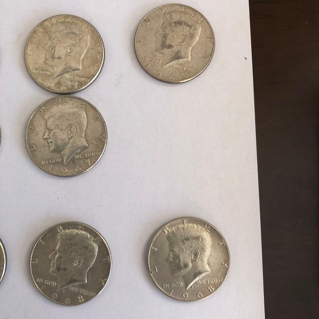 ハーフダラーケネディ 銀貨・硬貨　アメリカ 24枚（バラ売りご相談）