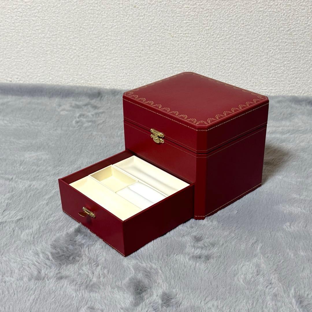 【極美品】Cartier カルティエ 時計 アクセサリー ケース 空箱　2段階