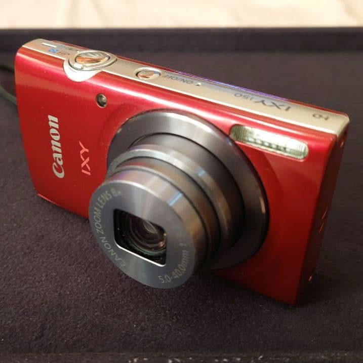 Canon IXY150 コンパクトデジタルカメラ レッド 付属品完備