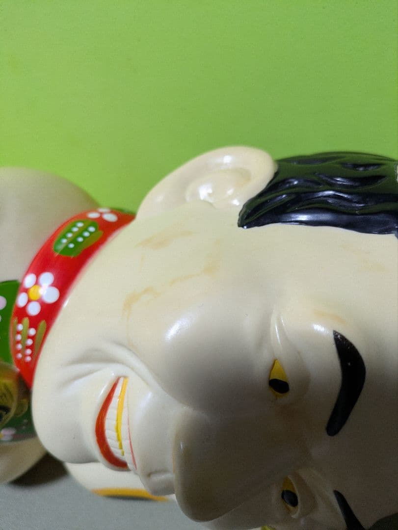 ビートたけし　招き猫　貯金箱　ソフビ　北野武　たけし軍団　元気が出るテレビ