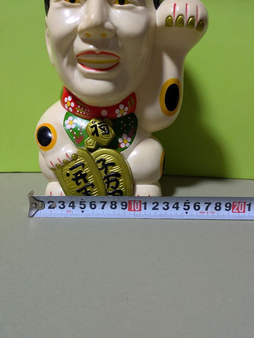 ビートたけし　招き猫　貯金箱　ソフビ　北野武　たけし軍団　元気が出るテレビ