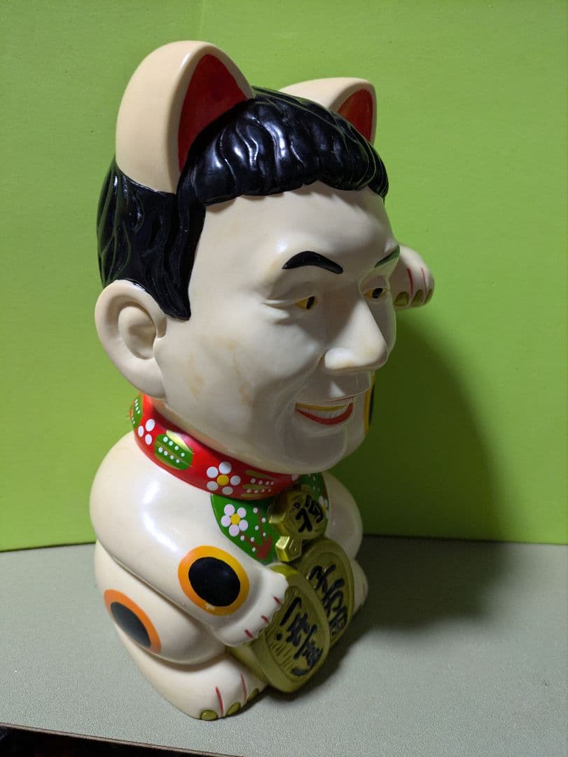 ビートたけし　招き猫　貯金箱　ソフビ　北野武　たけし軍団　元気が出るテレビ