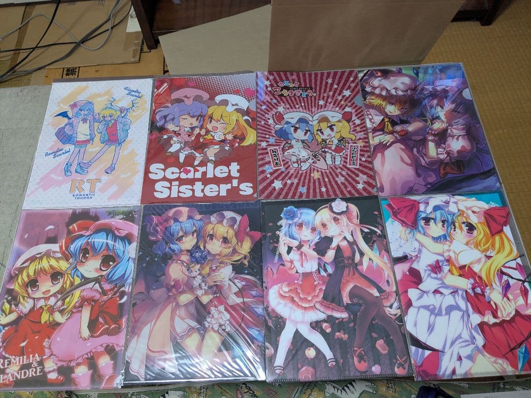 東方project　レミリア＆フラン　A4クリアファイルセット1