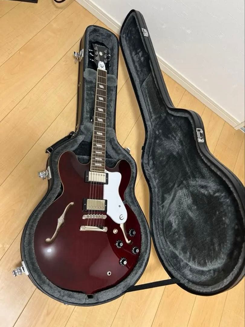 ギター Epiphone Riviera Noel Gallagher Wine Red