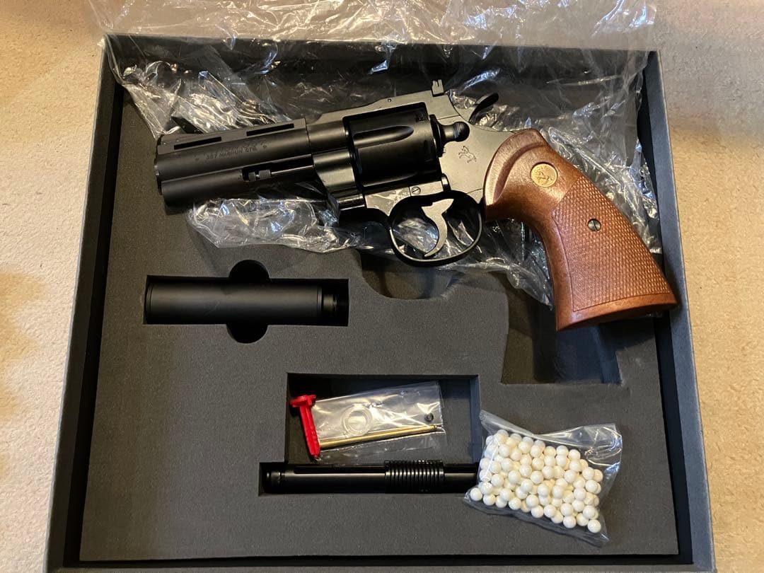 中古 タナカワークス　パイソン 冴羽モデル シティーハンター　ガスガン