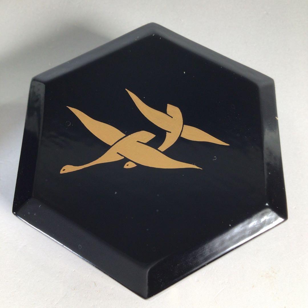 Ｎ５１８　茶入　『山中製』『道場宗廣作』『八幡宗豊書付』『二季鳥蒔絵』　茶道具