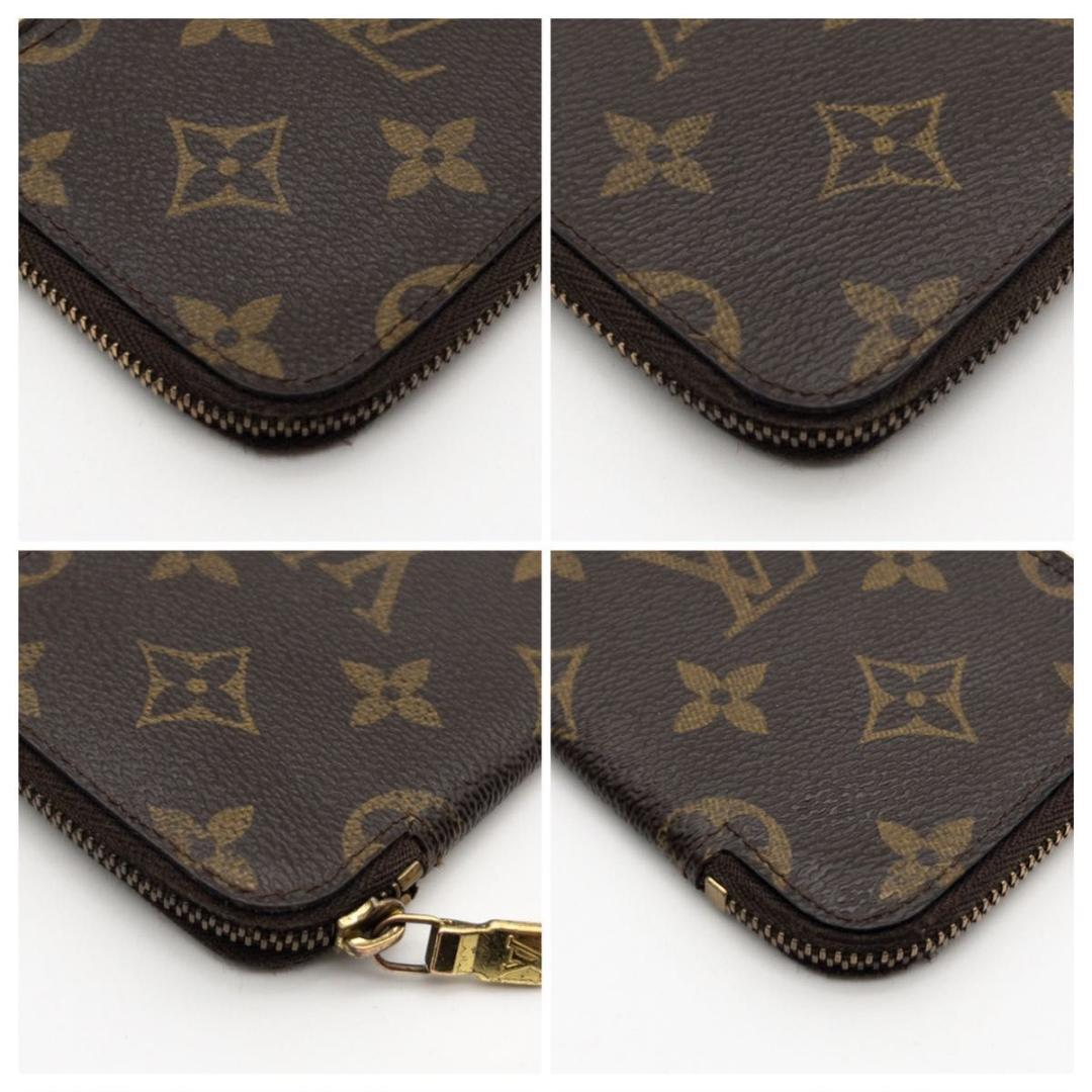 【極美品】ルイヴィトン　ポシェット6クレ　モノグラム　キーケース　茶色