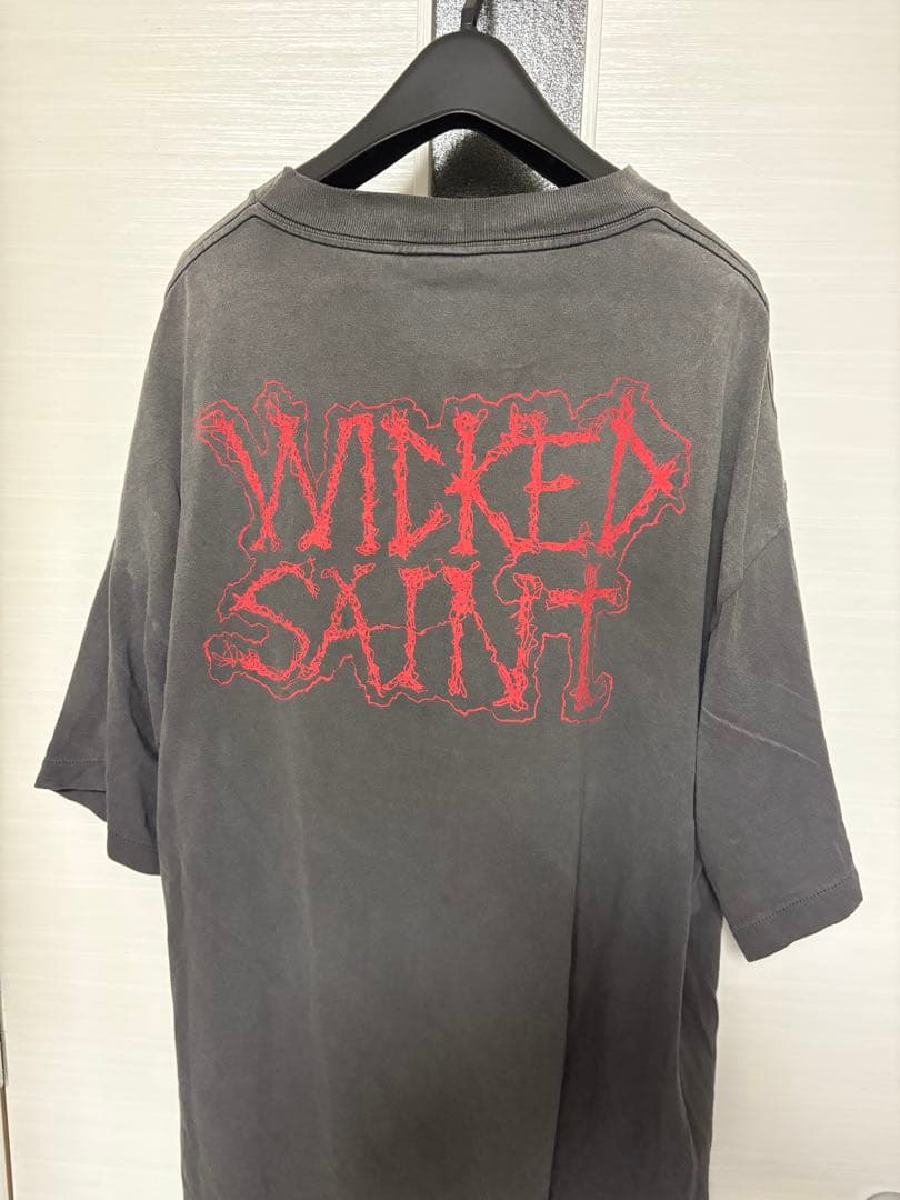 25SS セントマイケルTEE HOLY SAINT / BLACK