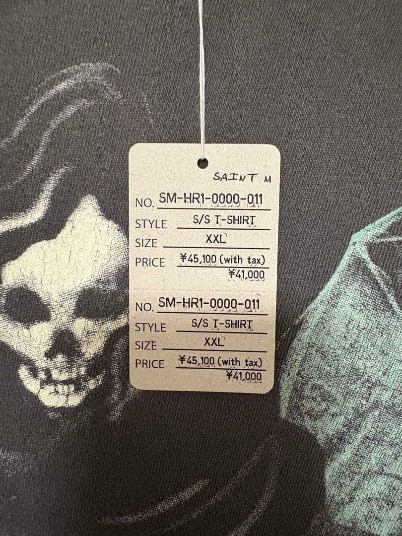 25SS セントマイケルTEE HOLY SAINT / BLACK