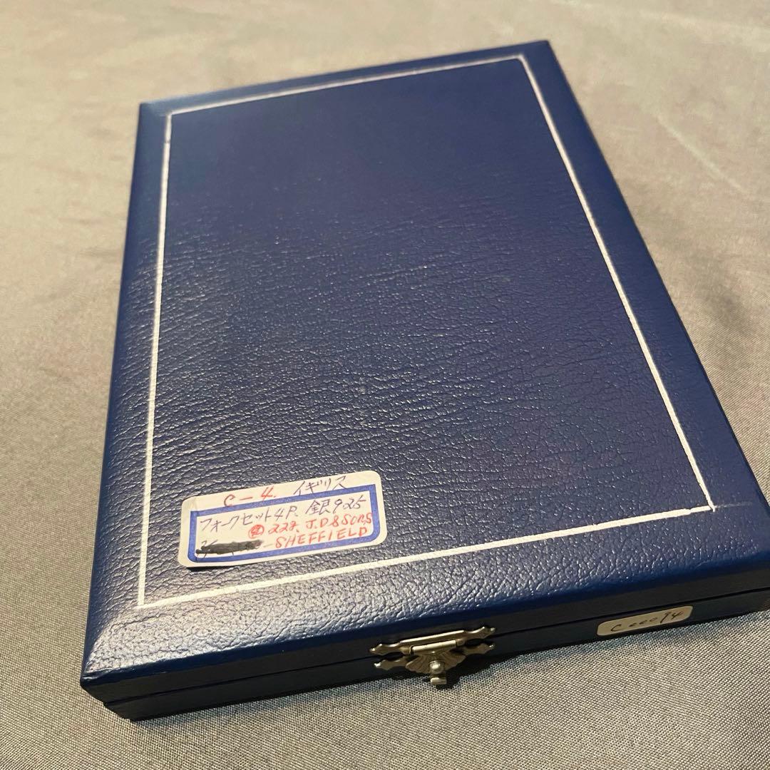 アンティーク　イギリス製　James Dixon シルバー925 銀フォーク4本