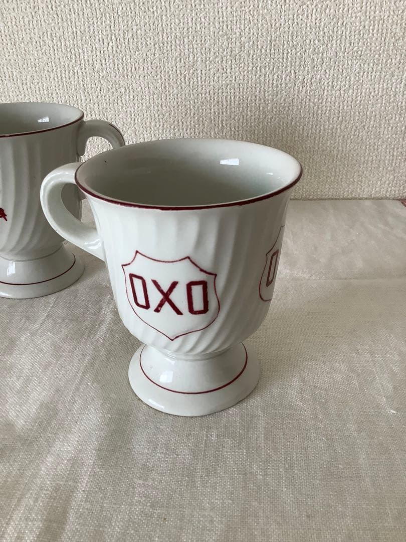 レア　イギリス　アンティーク　OXO コーヒーカップ　セット