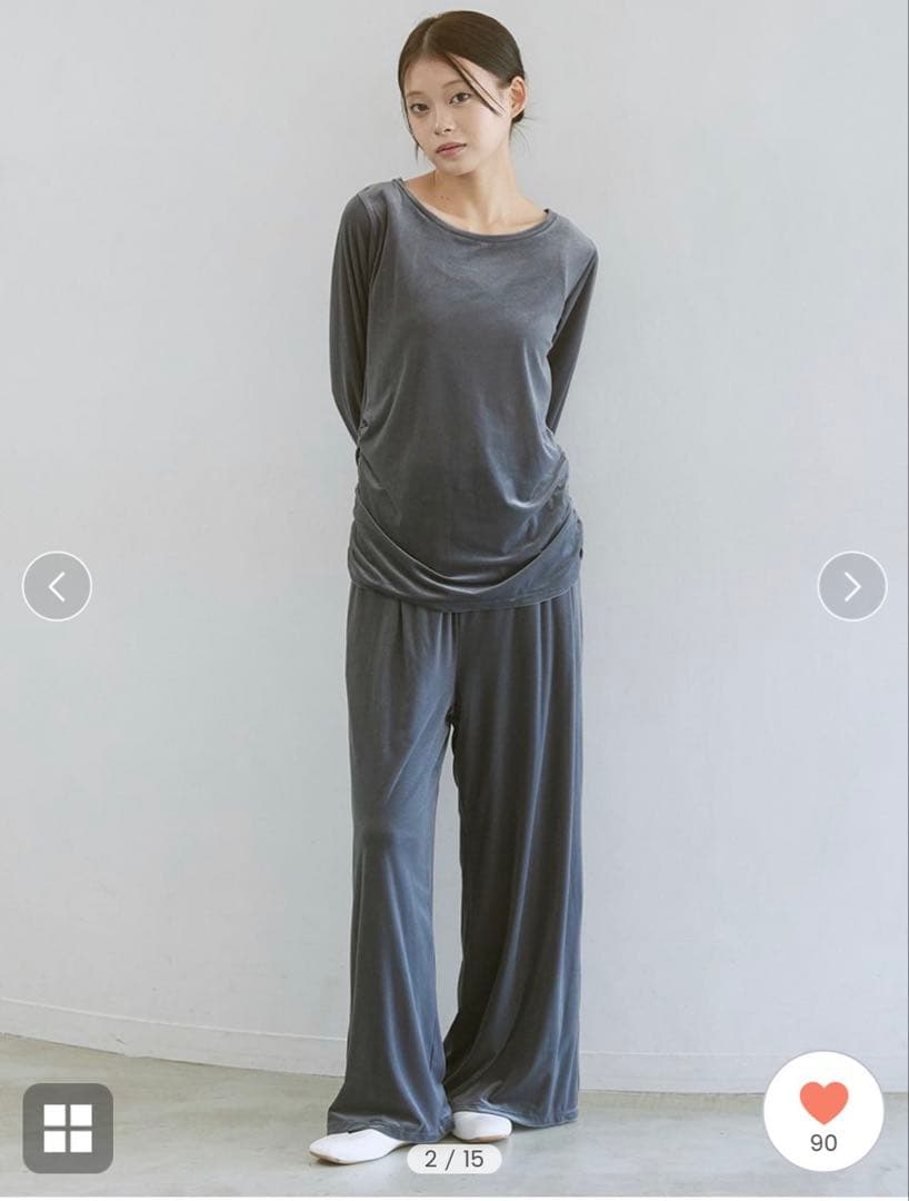 gelato piqueロンTパンツセット