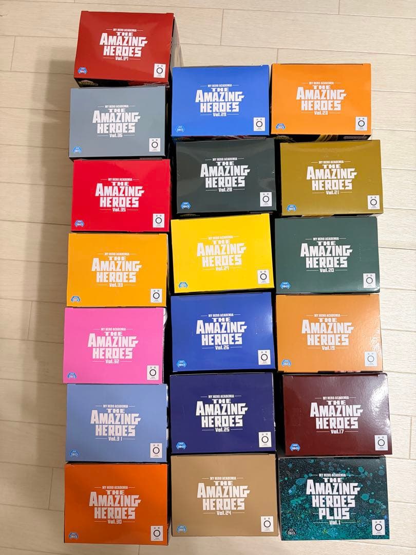 僕のヒーローアカデミア AMAZING HEROES フィギュア１９体セット５２
