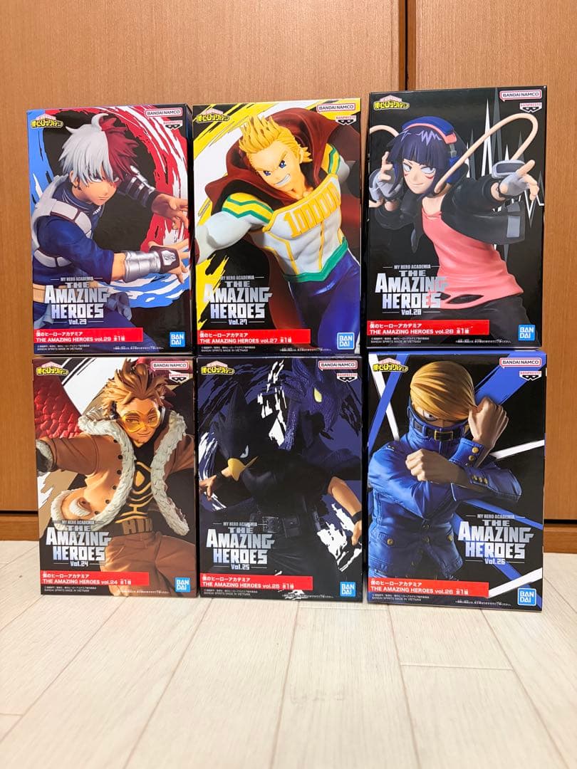 僕のヒーローアカデミア AMAZING HEROES フィギュア１９体セット５２