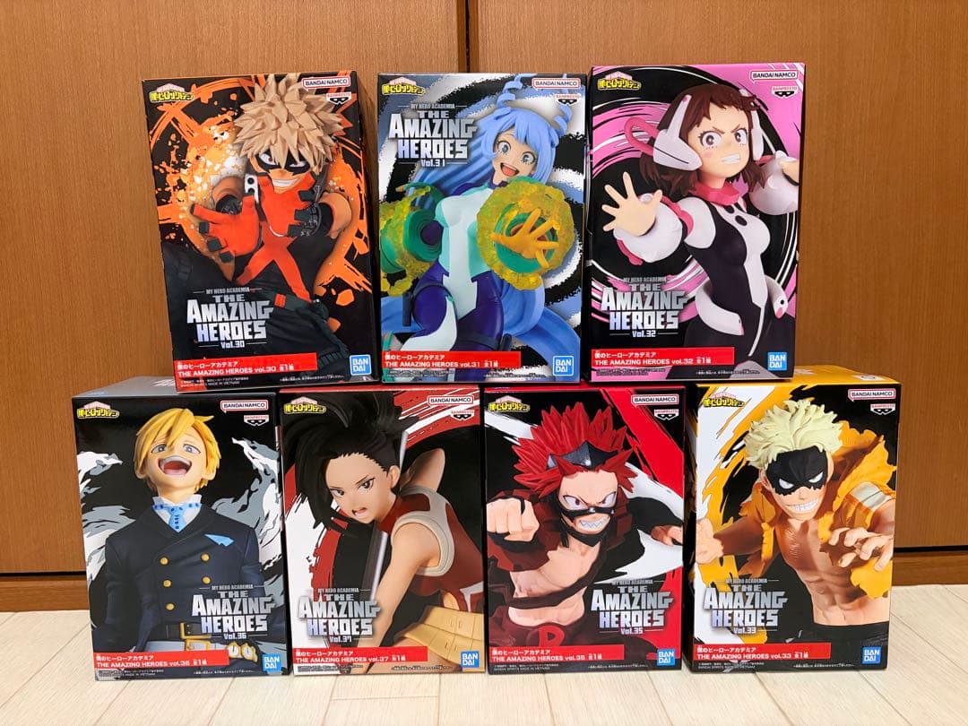 僕のヒーローアカデミア AMAZING HEROES フィギュア１９体セット５２