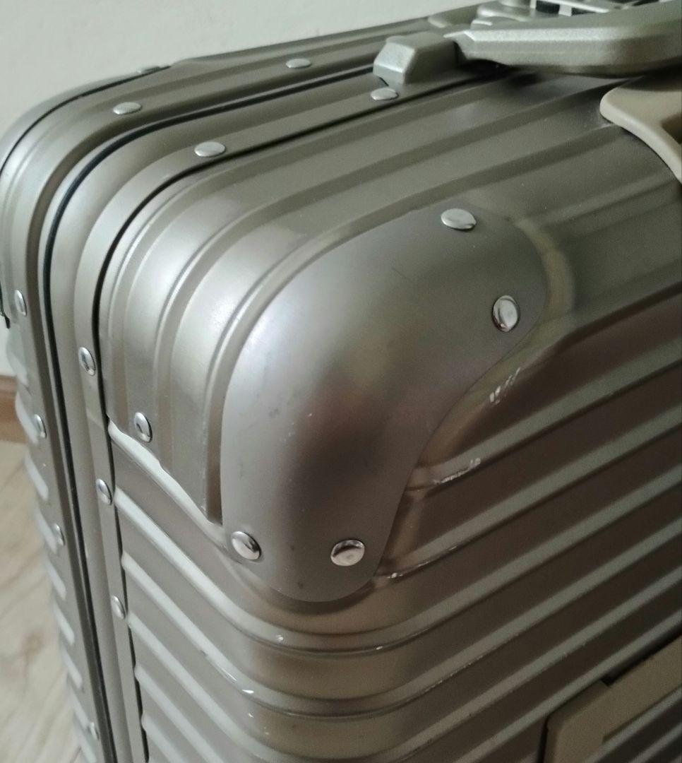 ◎希少◎美品★RIMOWAリモワ★トパーズチタニウムビジネストロリー★2輪TSA