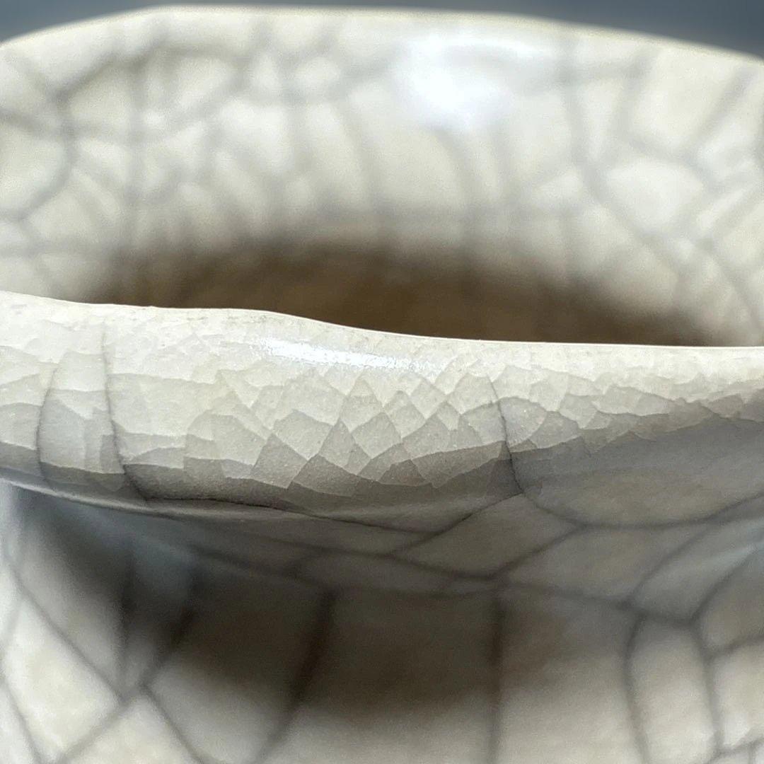 中国美術　宋代　哥窯　唐物　中国古玩　古美術　美しい貫入　11.6cm