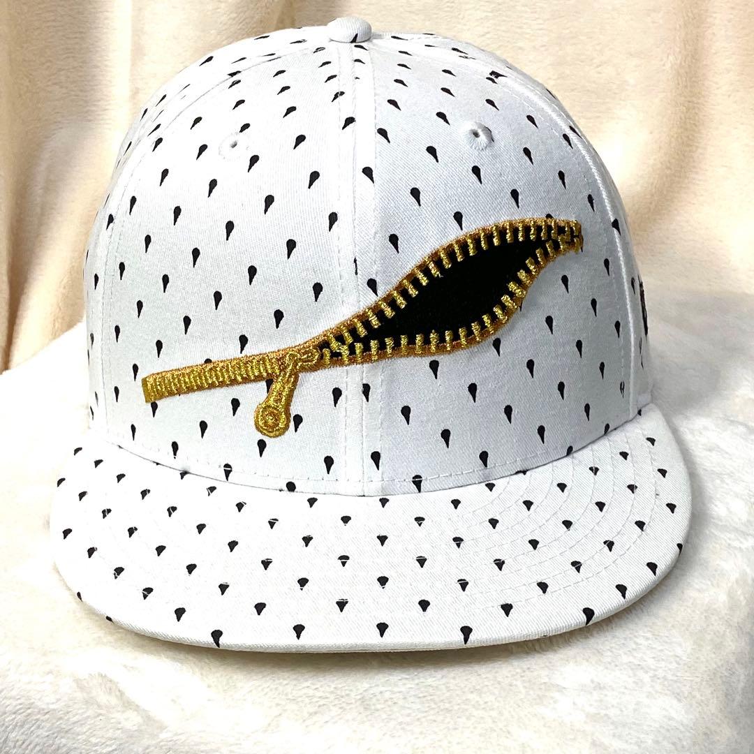 NEW ERA × JOJO 黄金の風 コラボキャップ M/Lサイズ ホワイト