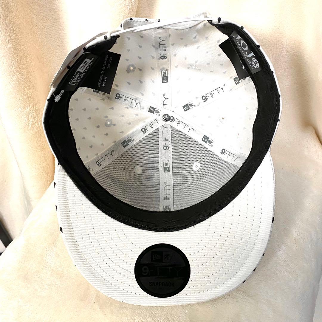 NEW ERA × JOJO 黄金の風 コラボキャップ M/Lサイズ ホワイト